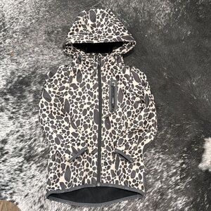 Molo light weight jacket leopard print